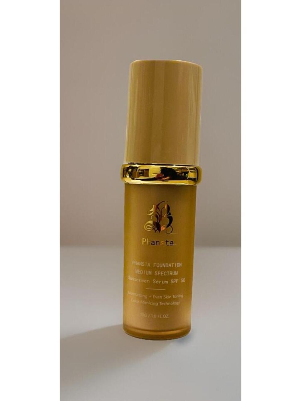 Phansta Foundation  Medium Spectrum Color Mimicking Technology SPF 50/ 1fl oz